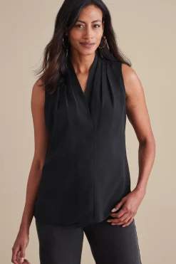 Everyday Styles|sleeveless-Soft Surroundings Akira Tank Black