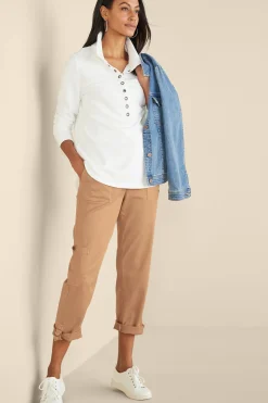 Vacation Shop|Wear Now Styles-Soft Surroundings Antigua Convertible Crop Pants Agave Green