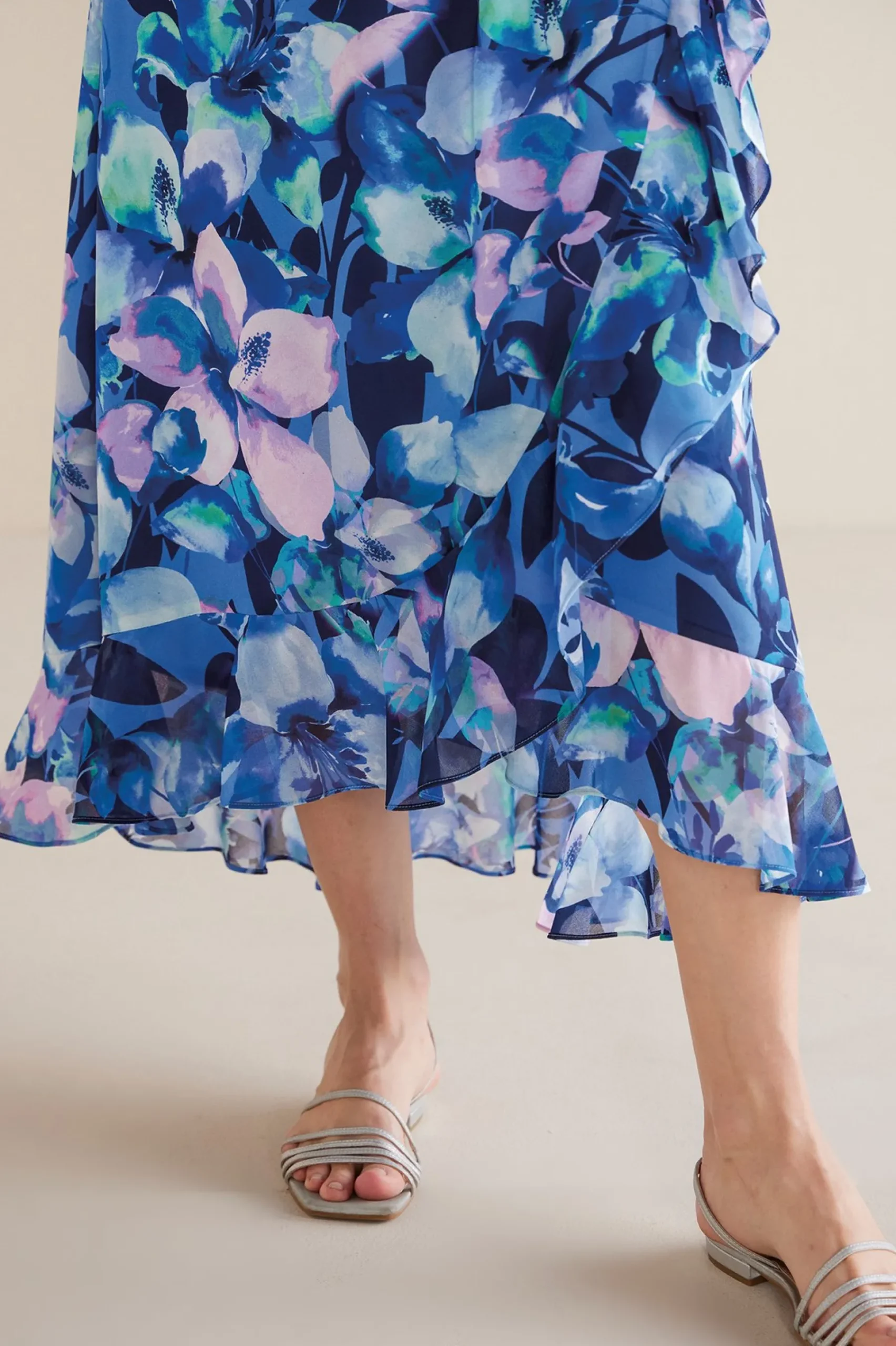 patterned|maxi-Soft Surroundings Ashlyn Maxi Dress Purple Floral