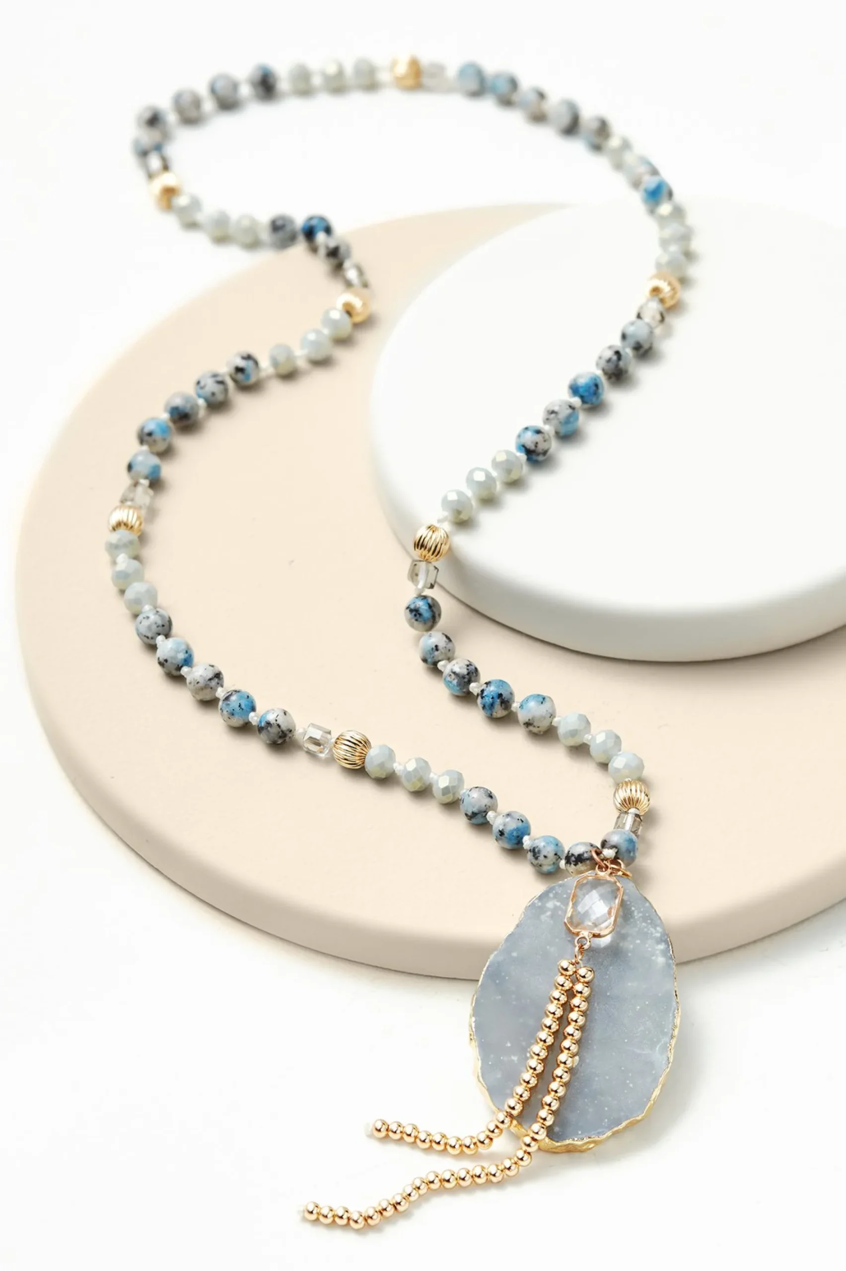 Necklaces|necklaces-Soft Surroundings Avari Pendant Necklace Grey
