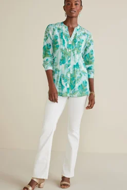 Feminine Flourish|Vacation Shop-Soft Surroundings Baroque Top & Cami Multi Floral