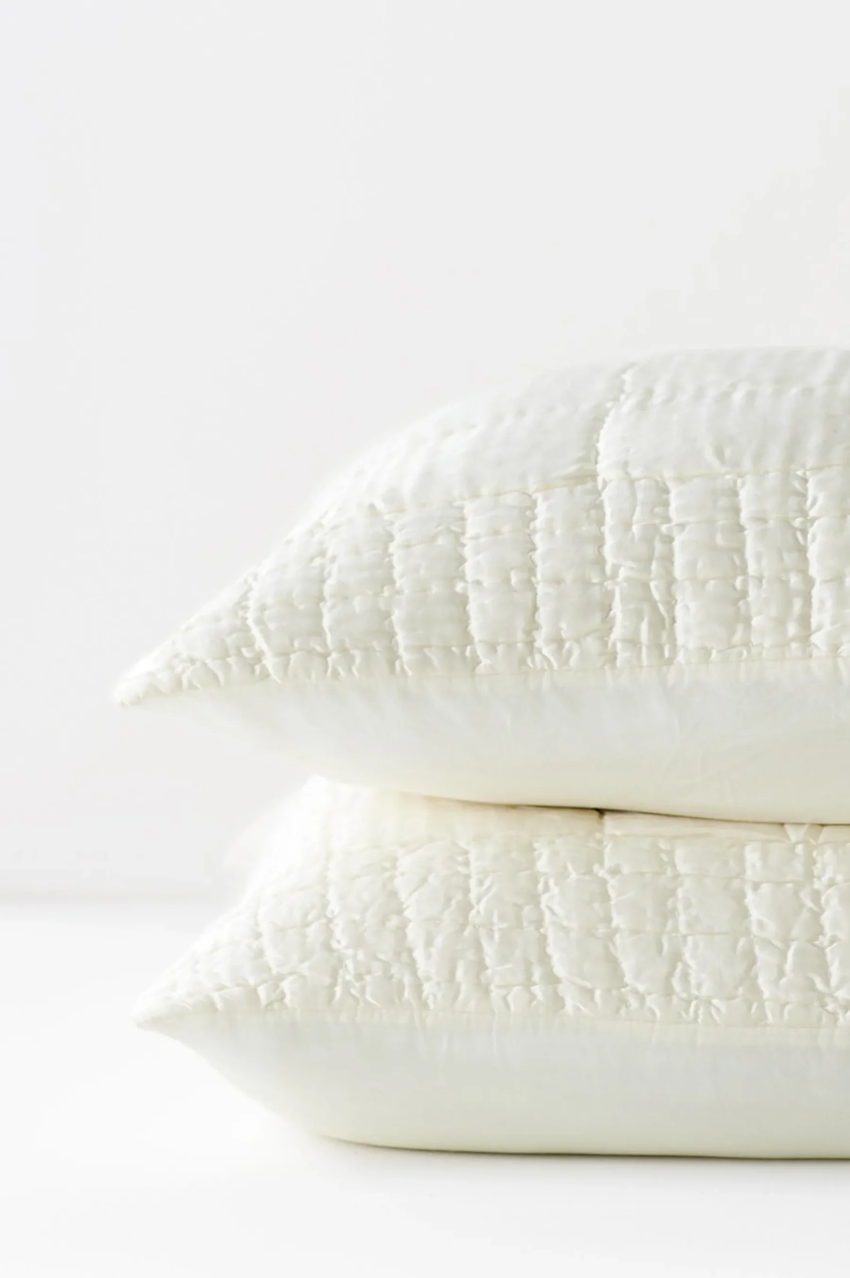 pillowcases & shams-Soft Surroundings Blanche Voile Euro Sham Ivory