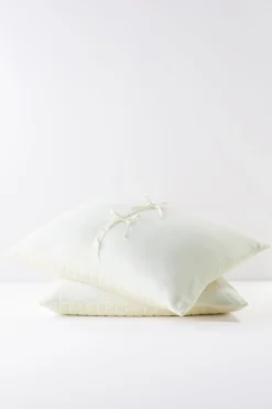 pillowcases & shams-Soft Surroundings Blanche Voile Euro Sham Ivory