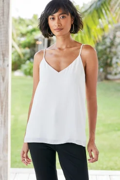 Everyday Styles|sleeveless-Soft Surroundings Callie Cami White