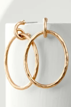 Earrings|earrings-Soft Surroundings Cassini Hoop Earring Silver