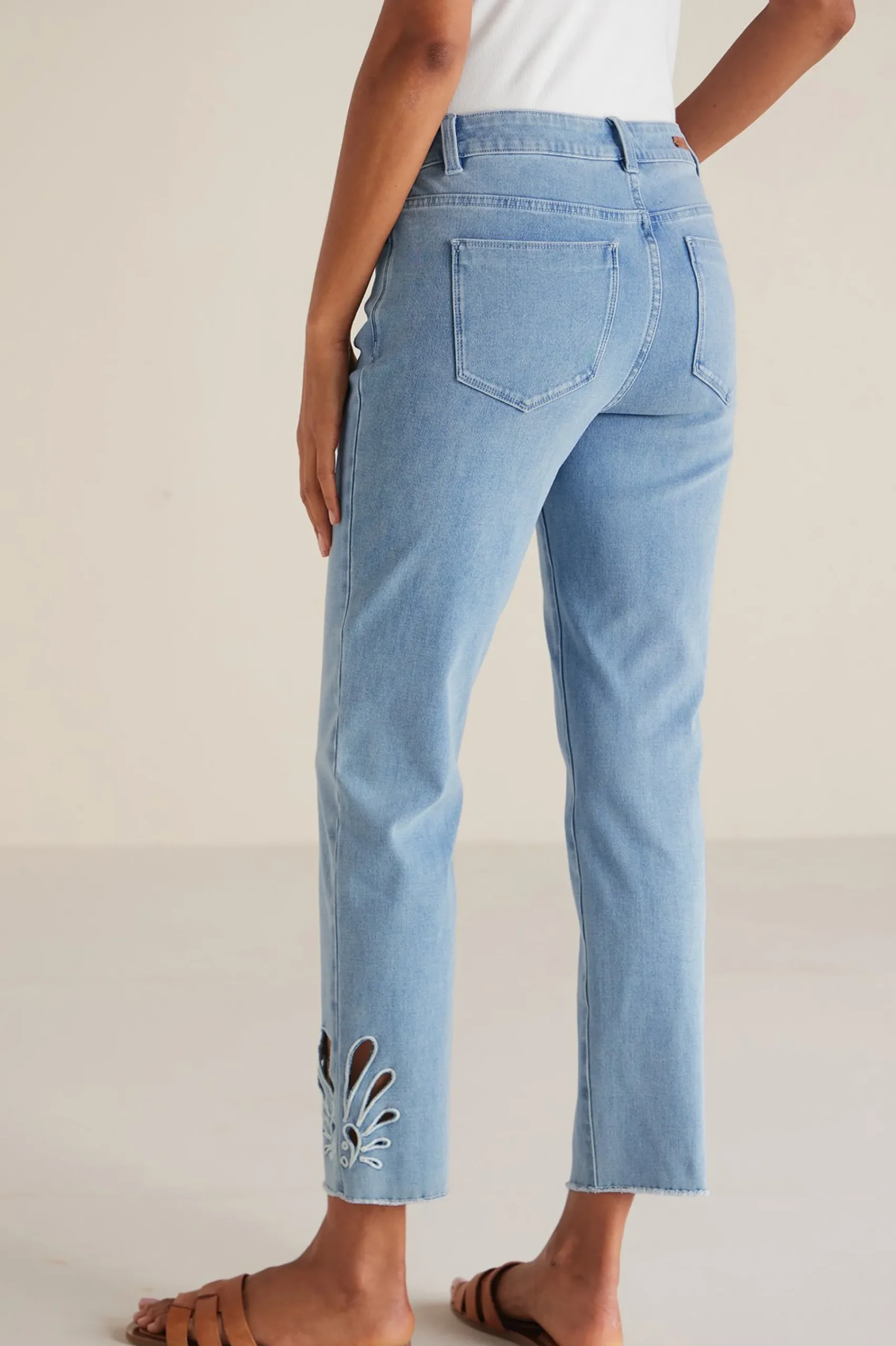 leggings|crop-Soft Surroundings Catalina Jeans Everwash