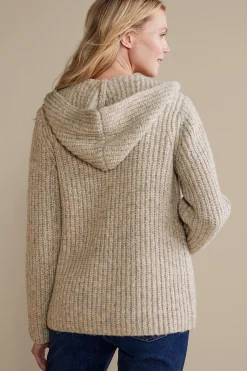 Everyday Styles|Sweaters & Cardigans-Soft Surroundings Chandra Sequin Cardigan Neutral Sequin