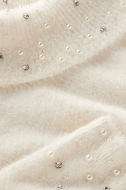 Sweaters & Cardigans|long sleeve-Soft Surroundings Christina Sweater Ivory Pearl