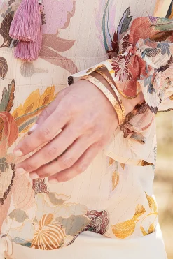 Bracelets|bracelets-Soft Surroundings Cosette Cuff Set Silver