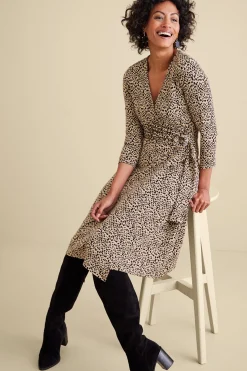 between season|solids-Soft Surroundings Damaria Dress Red Ochre