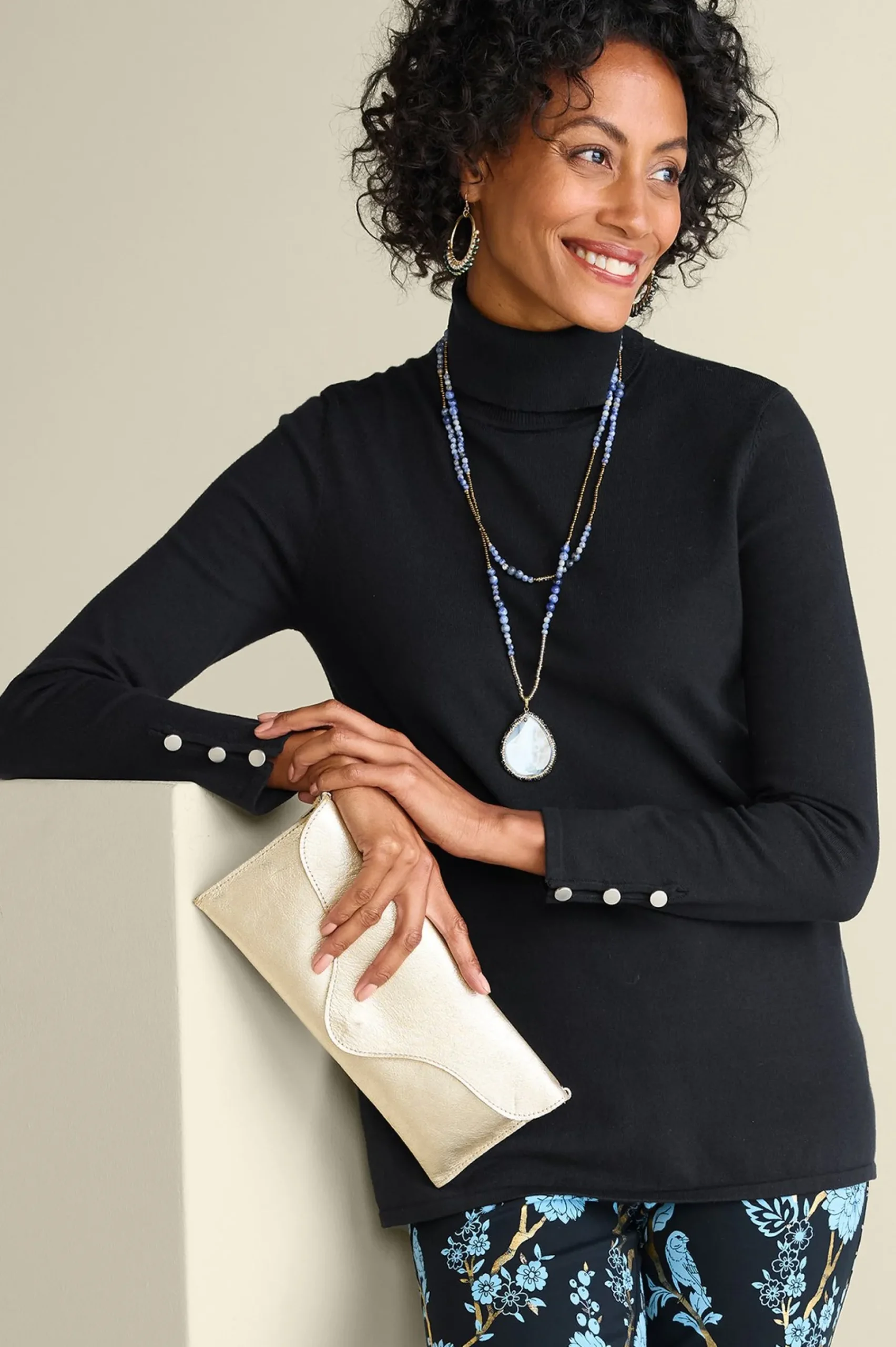 Everyday Styles|Sweaters & Cardigans-Soft Surroundings Deidre Sweater Sangria Red