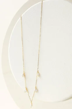 Necklaces|necklaces-Soft Surroundings Estella Petite Pearl Necklace Gold/Pearl