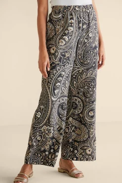 Vacation Shop|full length-Soft Surroundings Fleur Pants Global Paisley