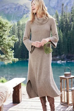 Feminine Flourish|Everyday Styles-Soft Surroundings Frances Dress Light Brown