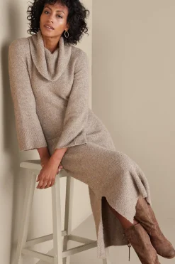 Feminine Flourish|Everyday Styles-Soft Surroundings Frances Dress Light Brown