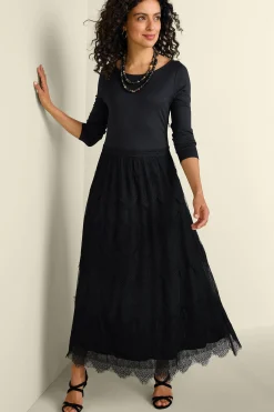 between season|forever favorites-Soft Surroundings Frederica Dress Black