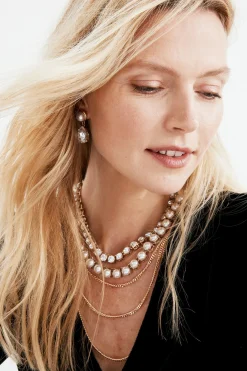 Necklaces|necklaces-Soft Surroundings Gretta Layered Necklace Gold