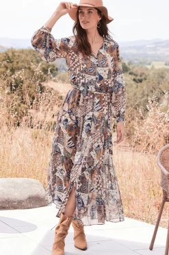 Feminine Flourish|between season-Soft Surroundings Hailey Dress Multi Patchwork