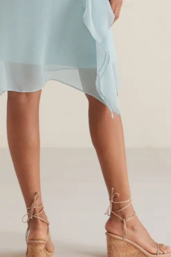 sandals|heels-Soft Surroundings KAANAS Amiata Strappy Wedge Sandal Nude