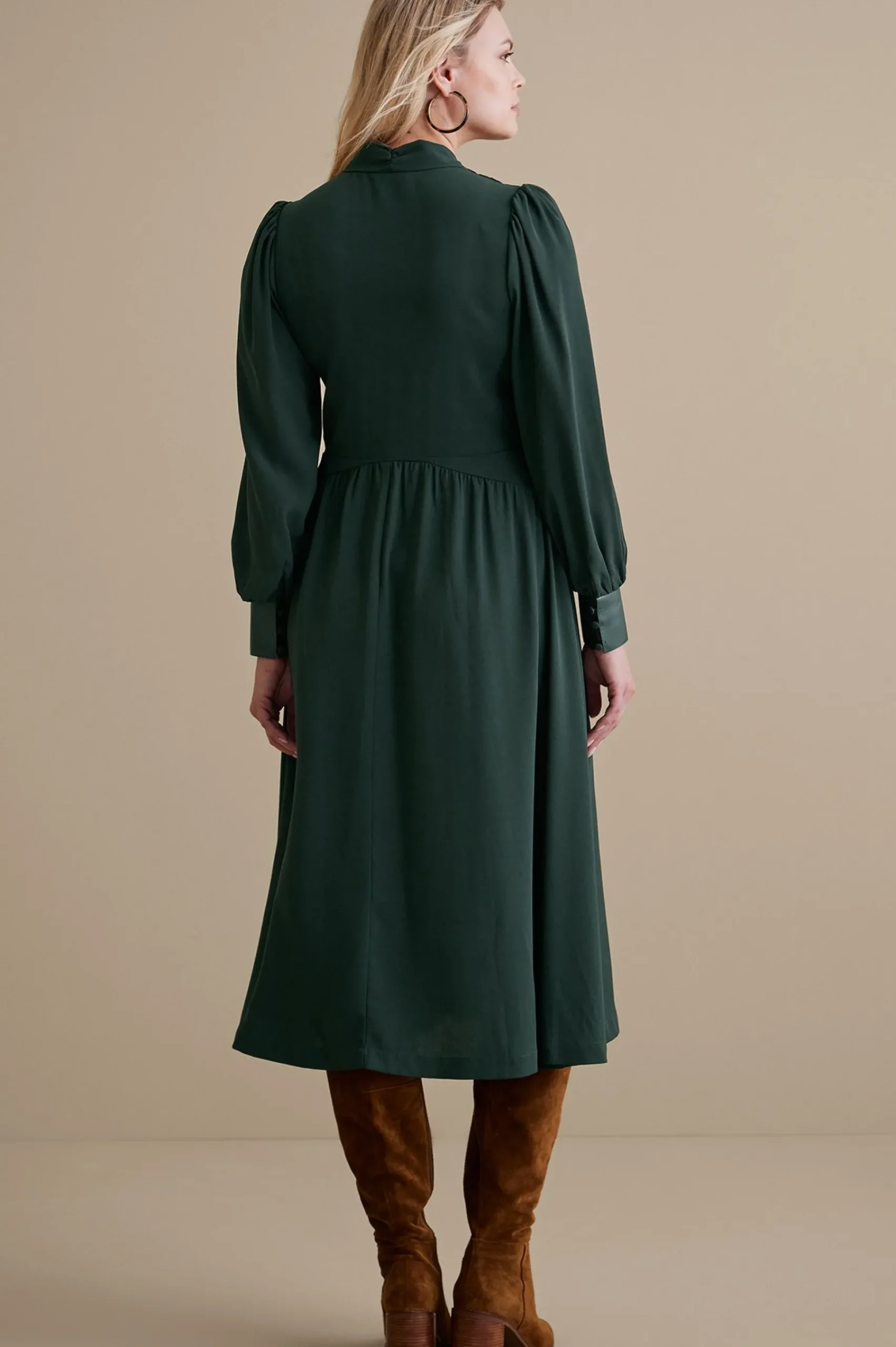 forever favorites|work to play-Soft Surroundings Katrina Dress Jewel Green