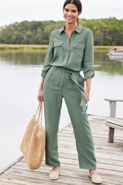 Jumpsuits|casual-Soft Surroundings Kerry Jumpsuit Light Chambray