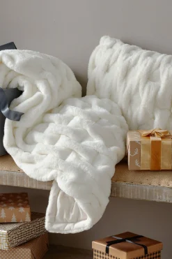 pillows|blankets & throws-Soft Surroundings La Parisienne Gift Box Bundle Ivory