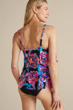 magicsuit|separates-Soft Surroundings Magicsuit by MiracleSuit® Chloe Tankini Top Sonic Blooms