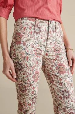 Feminine Flourish|Vacation Shop-Soft Surroundings Manisha Straight Leg Jeans Desert Jacobean