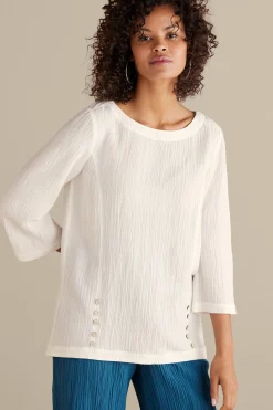Feminine Flourish|Into The Blues-Soft Surroundings Oceo Gauze Tunic Black