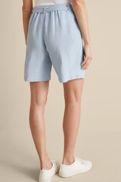 Into The Blues|Vacation Shop-Soft Surroundings Ojai Shorts Light Chambray