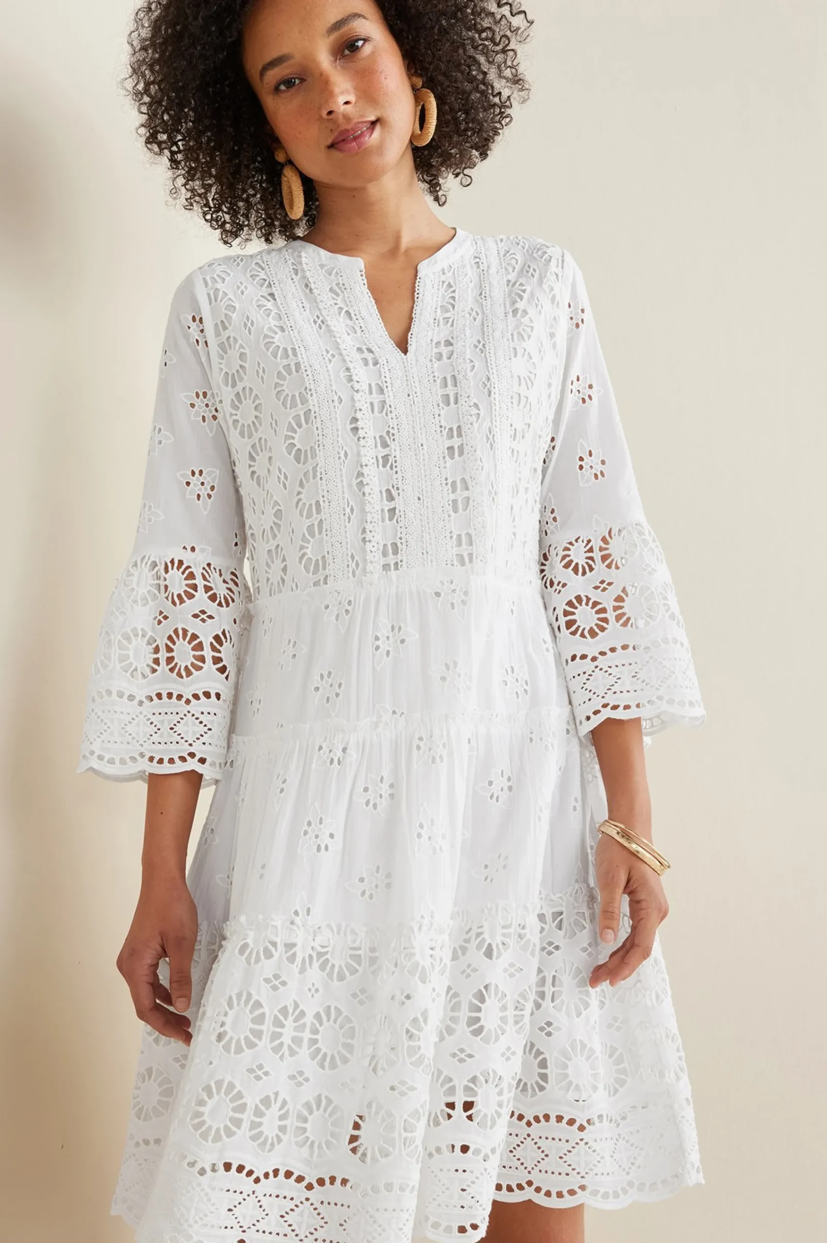 Feminine Flourish|Into The Blues-Soft Surroundings Petites Cordelia Short Dress Swedish Blue
