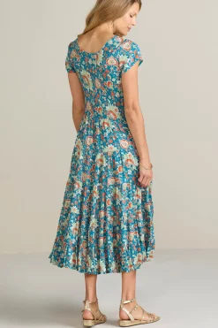 Feminine Flourish|Everyday Styles-Soft Surroundings Petites Kara Dress Neptune Green