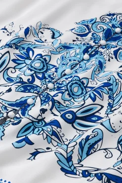 Into The Blues|Global Artistry-Soft Surroundings Petites Louise Midi Dress Perissa Scarf