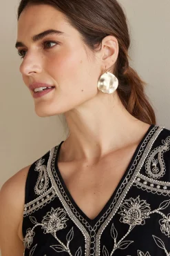 Global Artistry|Dresses-Soft Surroundings Petites Olivia Maxi Dress Black