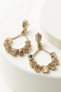 Earrings|earrings-Soft Surroundings Ratana Chandelier Earring Smoky Multi