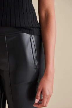 cropped|ankle-Soft Surroundings Rivka Faux Leather Pants Black