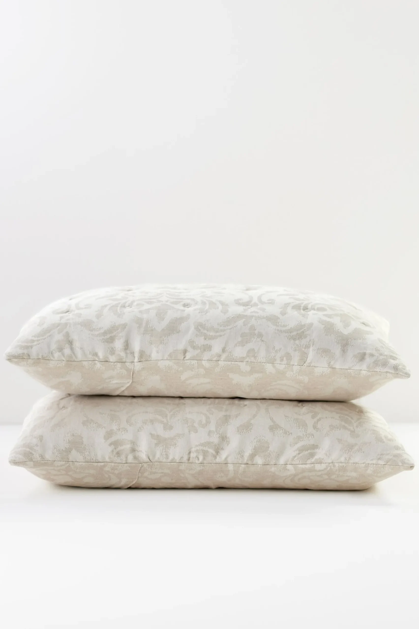 pillowcases & shams-Soft Surroundings Rosalyn Damask Sham Rose Sand