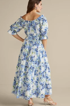 patterned|maxi-Soft Surroundings Rosana Maxi Dress Wisteria