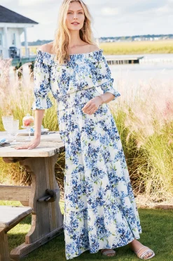 patterned|maxi-Soft Surroundings Rosana Maxi Dress Wisteria