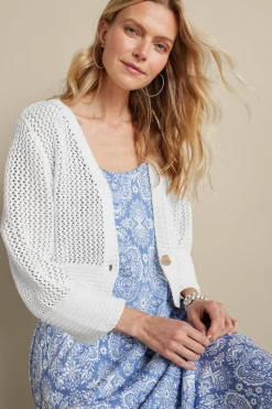 Feminine Flourish|Vacation Shop-Soft Surroundings Sakari Cardi White