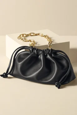 Handbags-Soft Surroundings Sela Pouch Handbag Black