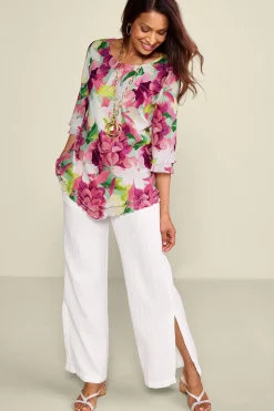 Into The Blues|Everyday Styles-Soft Surroundings Siesta Key Tunic Aqua Splash