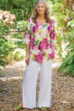 Into The Blues|Everyday Styles-Soft Surroundings Siesta Key Tunic Aqua Splash