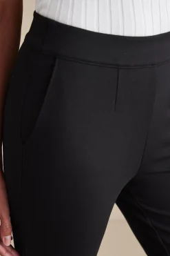 Soft Essential Styles|Everyday Styles-Soft Surroundings Soft Essential Ponte Bootcut Pants Black