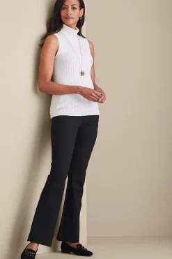 Soft Essential Styles|Everyday Styles-Soft Surroundings Soft Essential Ponte Bootcut Pants Black
