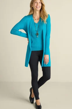 Soft Essential Styles|Everyday Styles-Soft Surroundings Soft Essential Ponte Leggings Black