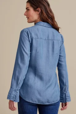 Into The Blues|Everyday Styles-Soft Surroundings Sonnet TENCEL™ Shirt Chambray