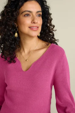 Sweaters & Cardigans|long sleeve-Soft Surroundings Suze Sweater Ivory Pearl
