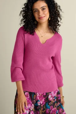 Sweaters & Cardigans|long sleeve-Soft Surroundings Suze Sweater Ivory Pearl
