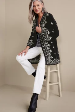 Feminine Flourish|EVelvet Styles-Soft Surroundings Tamaya Kimono Black